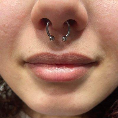 Septum piercing!