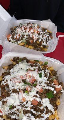 The Asada Fries were delicious.  My sister and I smiled on our first bites.