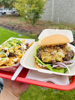 Wow fries and Kalbee burger!