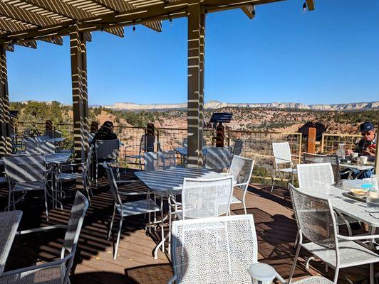 Beautiful view from the patio.