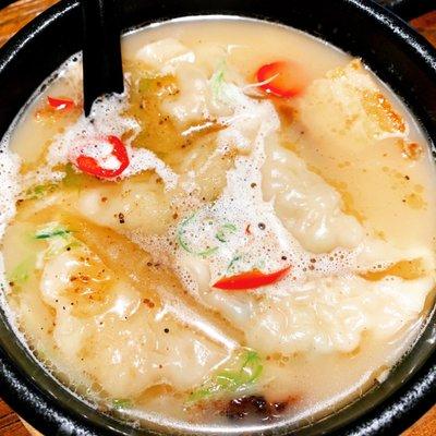 Dumpling soup