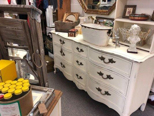 The furniture selection is really great here - lots of unique, vintage pieces