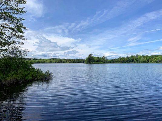 Jones Pond, Gouldsboro, ME the put-in site for our kayak rentals.