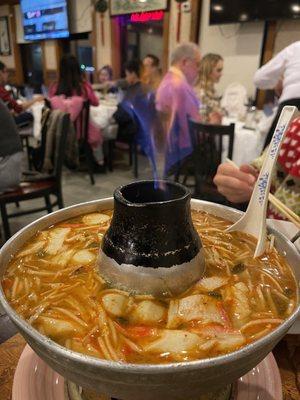 Thai seafood hotpot