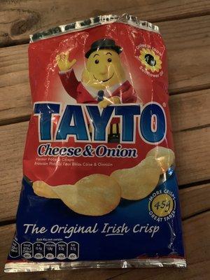 Tayto... Tay-to crisps