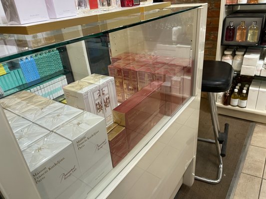 Fragrances & sale displays!