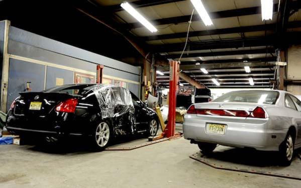 The shop areas of Reilly's Collision Center are kept spotless and great care is taken to make sure your vehicle is the same way.