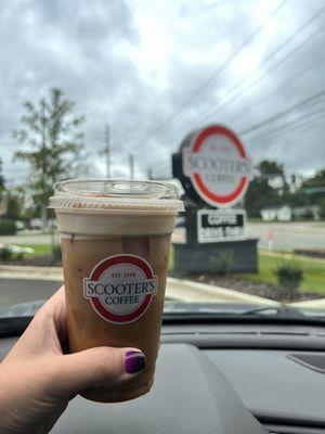 Pumpkin spice latte w/ pumpkin cream cold foam 9/10/22