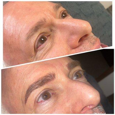 Mens microblading