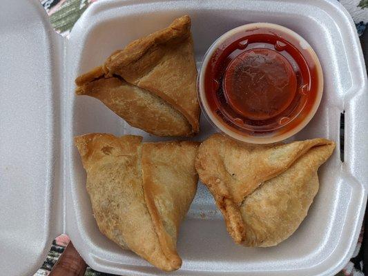 3 Samosas - $ 2.99