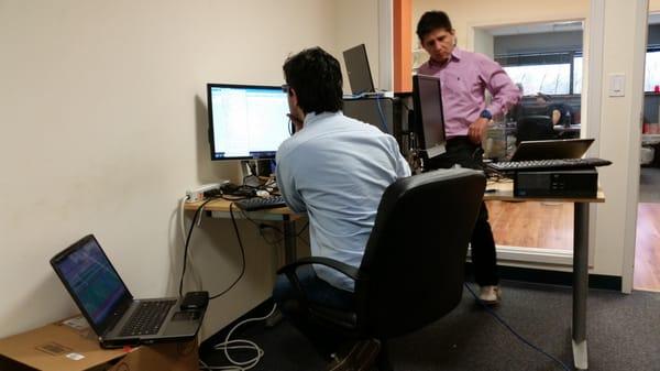 Upgrading computers at TCCE