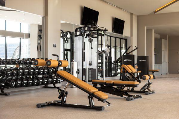 4,000 square foot state-of-the-art fitness center