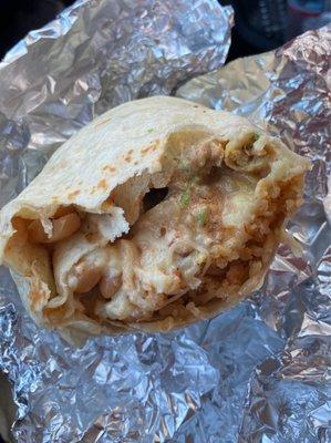 Chicken supreme burrito.