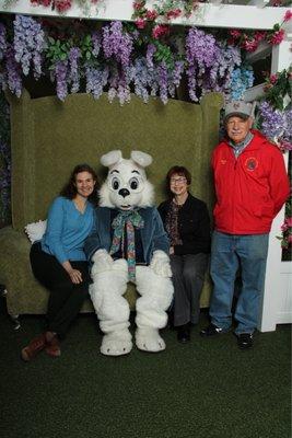 Me as the Easter Bunny and my family!