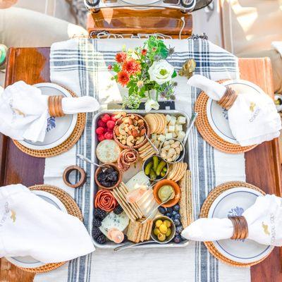 All sunset sailing cruises include charcuterie and complimentary beer & wine