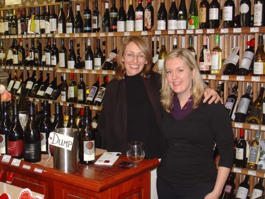 Winemaker Pam Walden and Jennifer Teed of Advintage Distributing