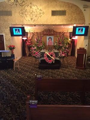 Memorial Service in Main Chapel