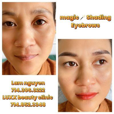 Permanent makeup  Super nature look No pain No swelling  No blood  Can work right away