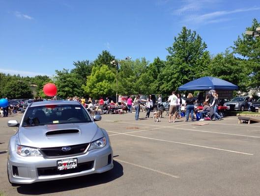 STI at the Brown's Manassas Subaru Adopt with Love Event in May 2013