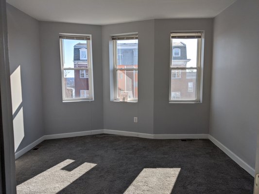 Top floor of a Baltimore City duplex.