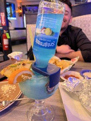 Blue Pina Colada - soooooo good and sweet!