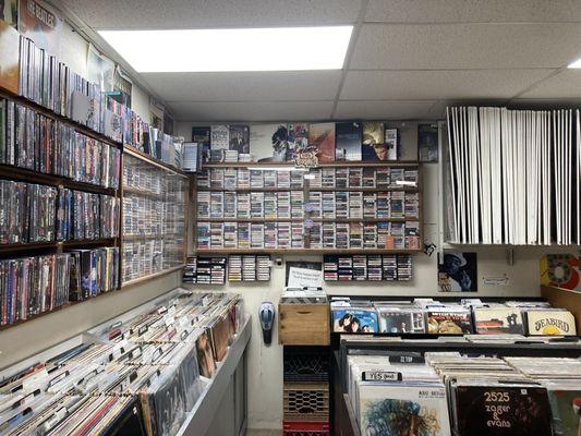 The wall of cassettes