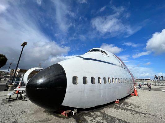 The Boeing 747 exhibit