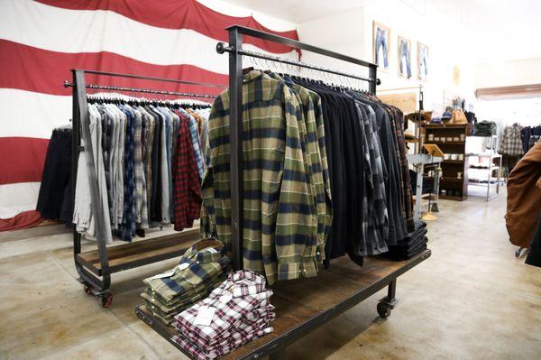 Barbour and Pendleton available instore.