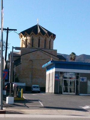 Armenian churches have mediaeval architectural characteristics.