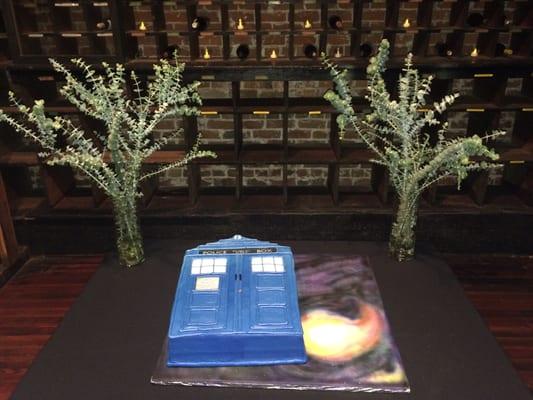 Tardis Groom's Cake was a big hit!  Thanks!!