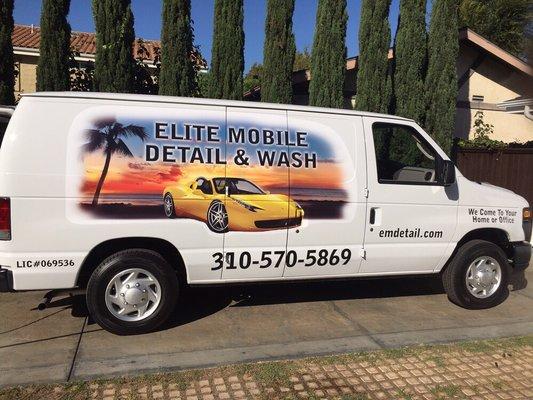 We are a mobile car wash and come to your home or office! We also provide window cleaning services and high pressure washing.