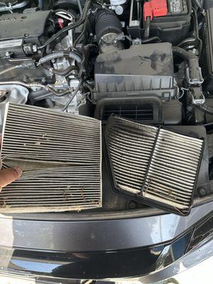 Cabin filter, air filter