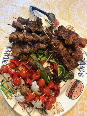 Recommended by Greek friend Tom, never doubted him. Kabobs are the real deal & best ever! Boom