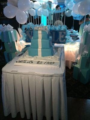 Tiffany themed Sweet 16