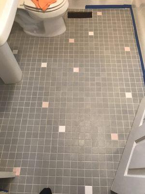 After Tile Bathroom