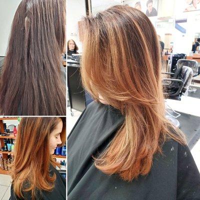 Balayage makeover by Whitney