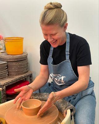 "This is the most fun I've had on a Saturday night in a while!" - Girls Night Out Pottery Class 
#potteryclass #girlsnightout