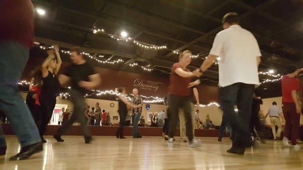 Social dancing, West Coast Swing