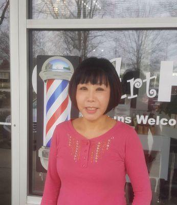 We're excited to welcome Sarah Cho to The Grumpy Barbers! Book now with Sarah at www.grumpybarbers.com.