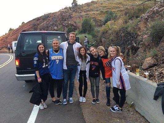 Jersey night at the big gigantic concert at red rocks amphitheater $300/van