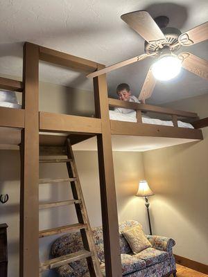 My son LOVES the loft beds in the Wyatt Earp