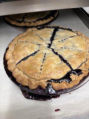 Blueberry pie