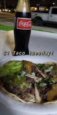 Taco Tuesday $1