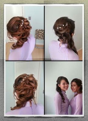 Bridal/bridemaids updo by Uyen