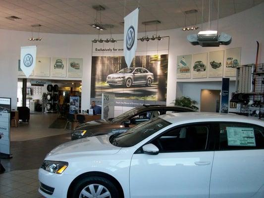 Volkswagen showroom