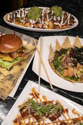 Snap your sticks in to some poké nachos & a Smashburger or Crispy Rice & Red Rock nachos! You can't go wrong with our fusion menu.