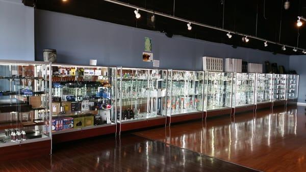 American Made Glass Section