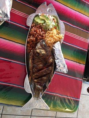 Mojarra frita!!