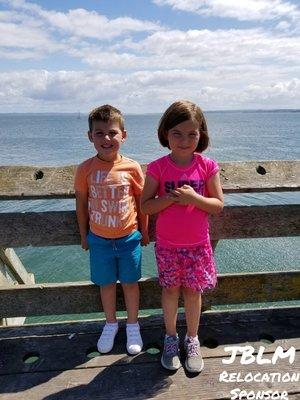 Checking out the pier and watching people crab and the boats come in