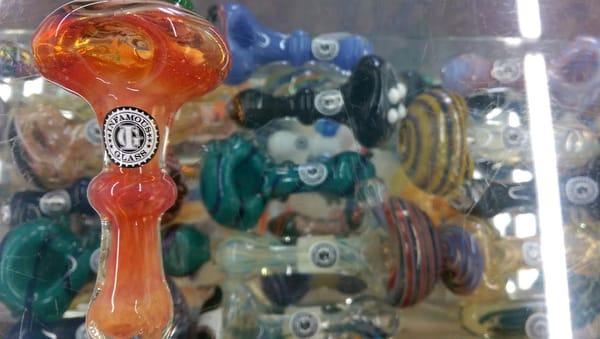 Support your local blowers, Proud to be carrying Infamous brand glass, superior craftsmanship, art, and durability!